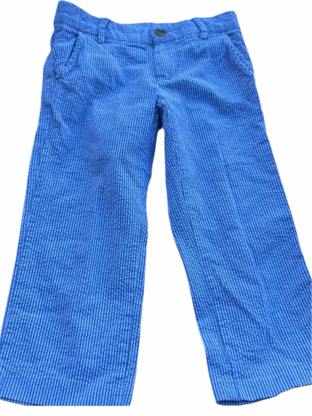 Blue Striped Pants